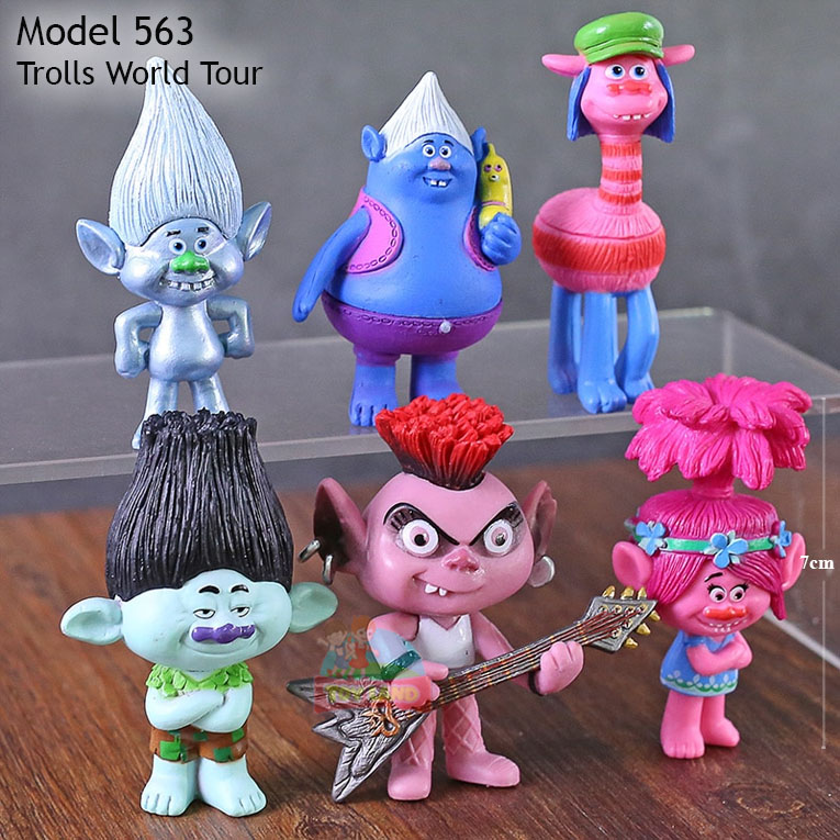 Action Figure Set - Model 563 : Trolls World Tour